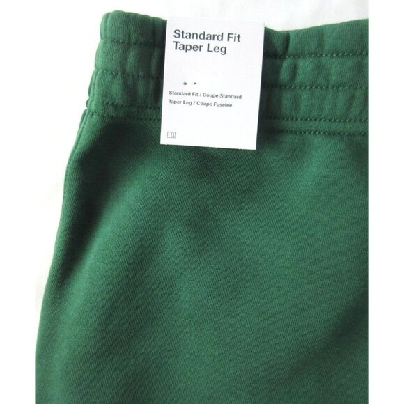 Nike Men's Fleece Lined Jogger Pants Tapered Leg Gorge Green White Slim Fit NWT - Picture 4 of 4